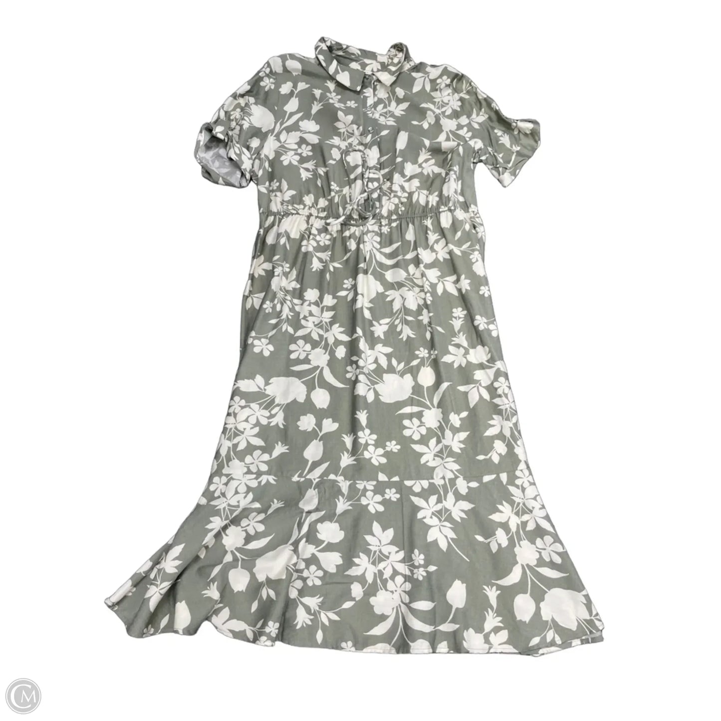 Dress Casual Midi By Kate And Lily In Green, Size: 2x
