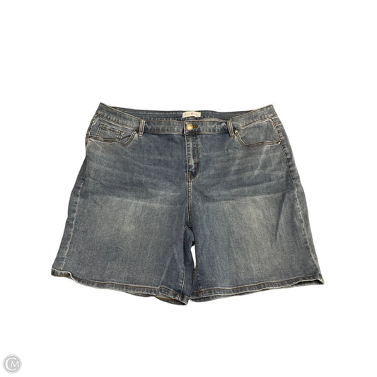 Shorts By Lane Bryant In Blue Denim, Size: 20