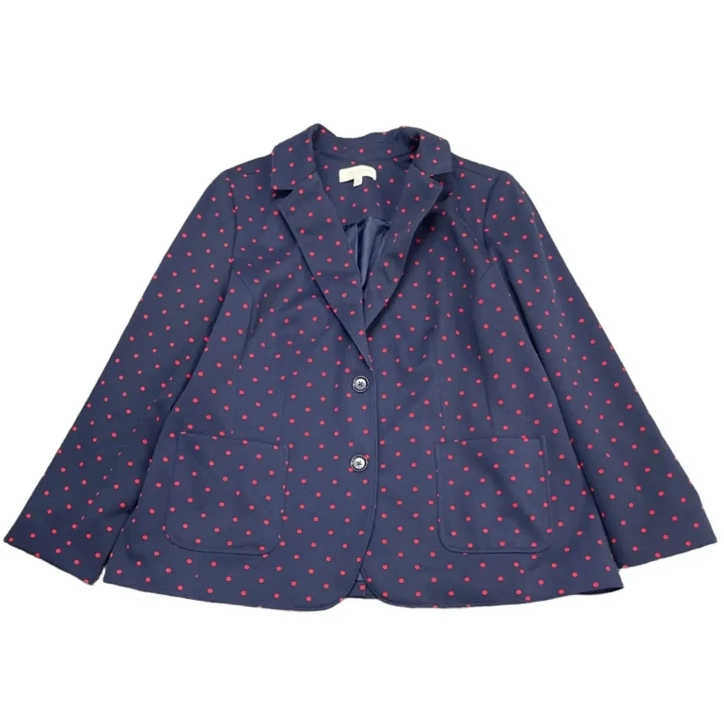 Blazer By Talbots In Polkadot Pattern, Size: 18