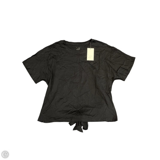 Top Short Sleeve Basic By A New Day In Black, Size: M