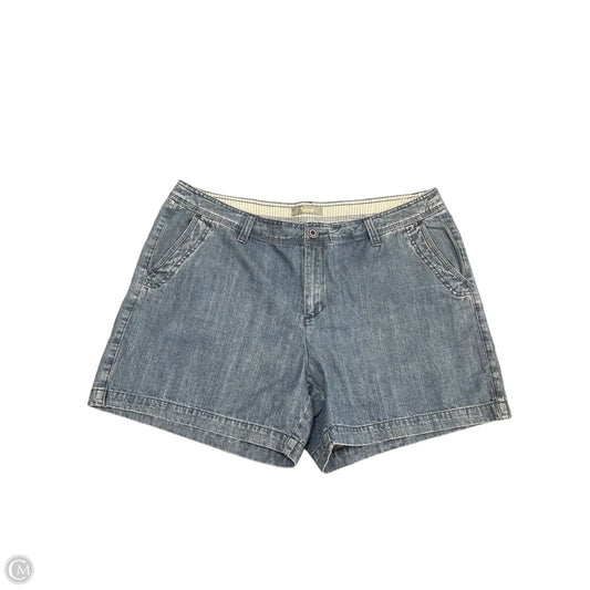 Shorts By Natural Reflections In Blue Denim, Size: 16