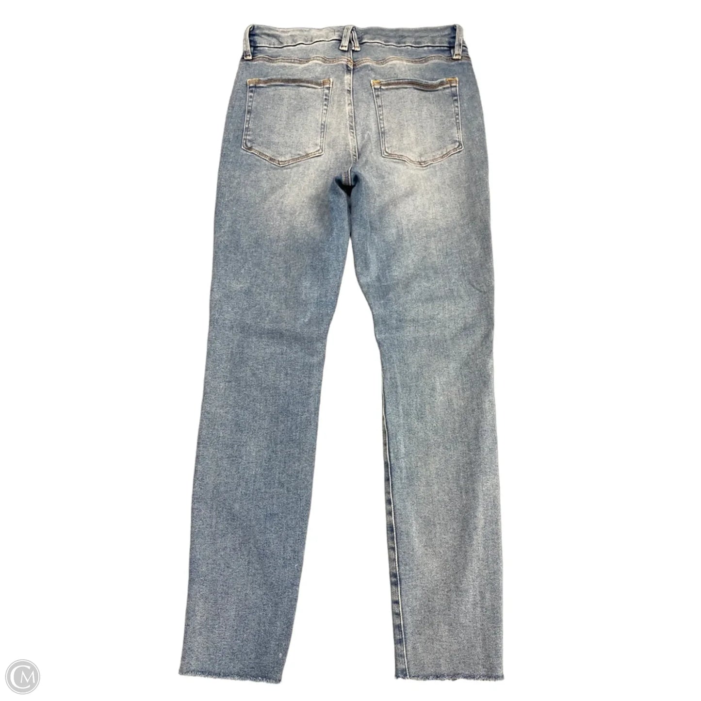 Jeans Skinny By Good American In Blue Denim, Size: 10