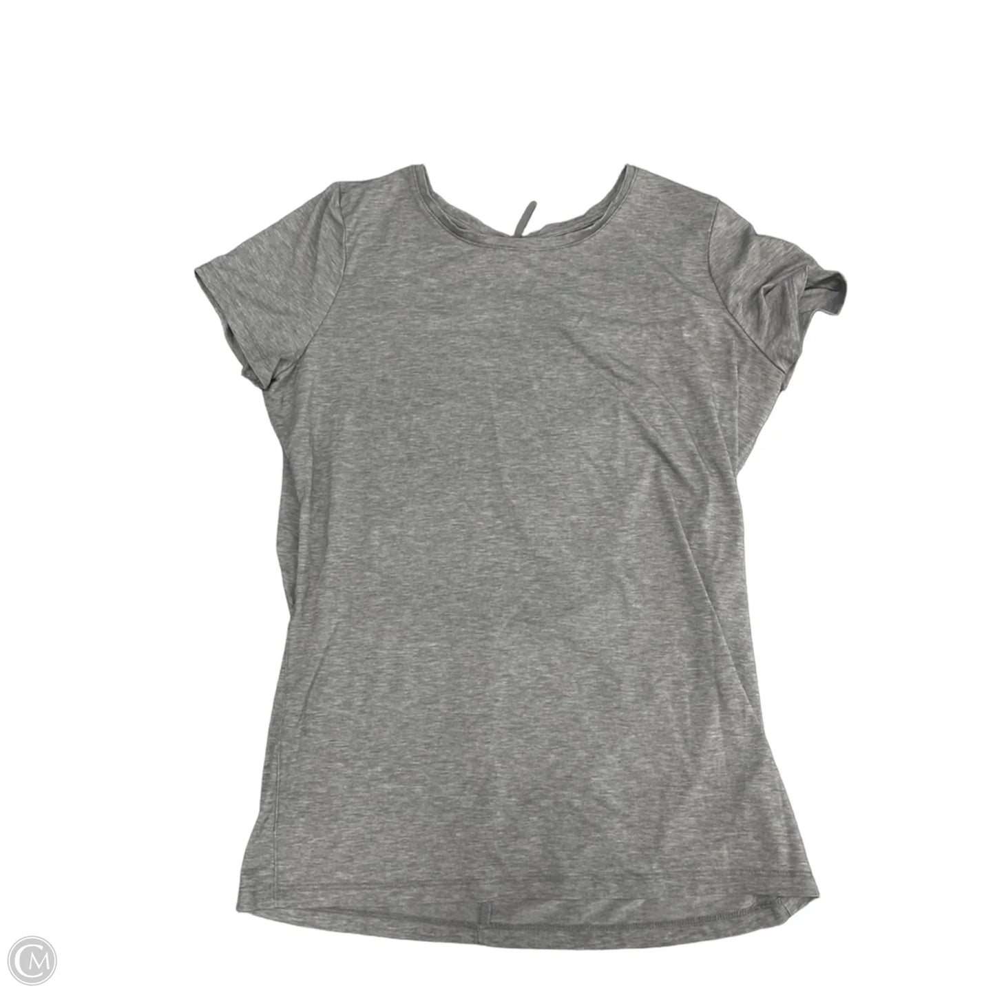 Athletic Top Short Sleeve By Athleta In Grey, Size: S