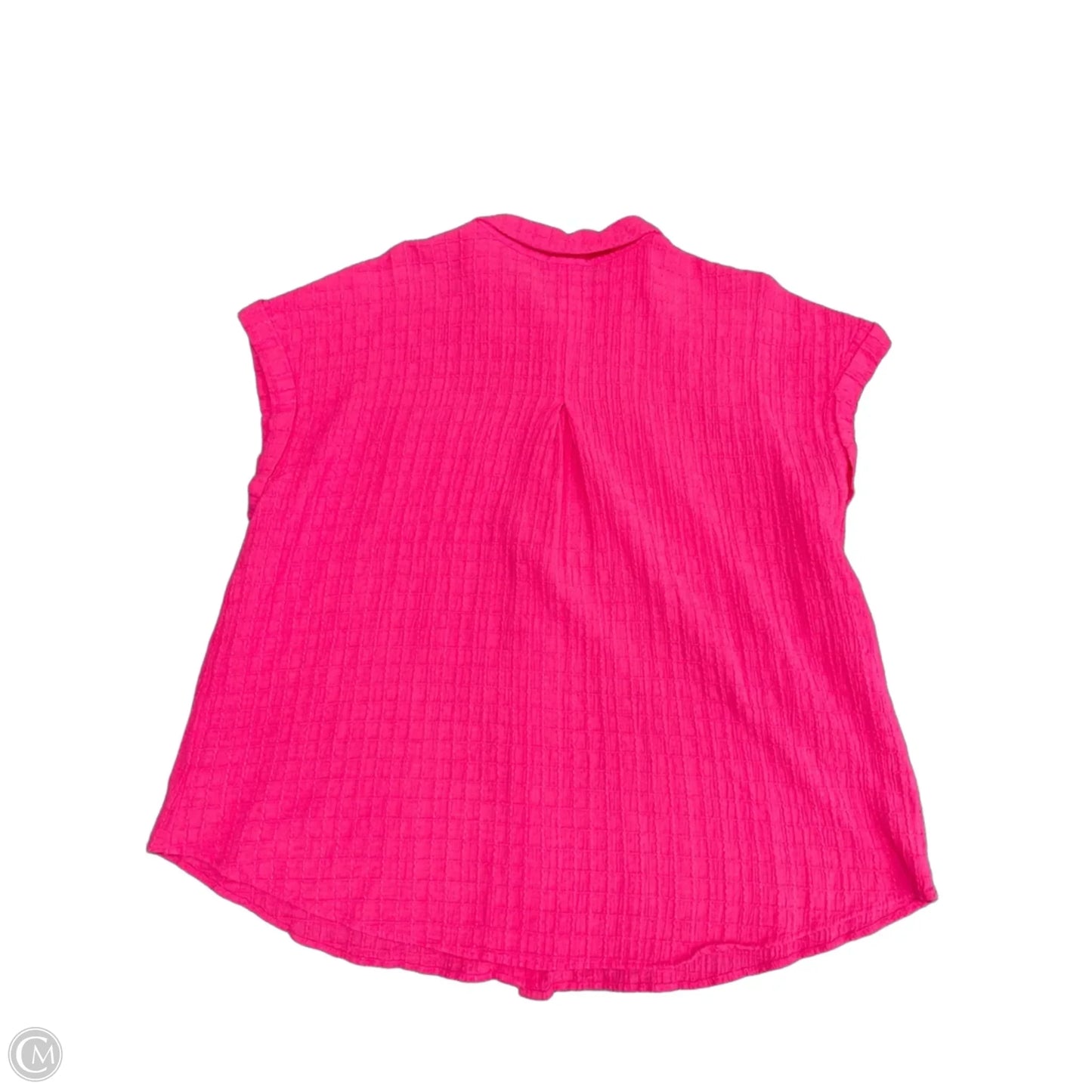 Top Short Sleeve By Wonderly In Pink, Size: 2x