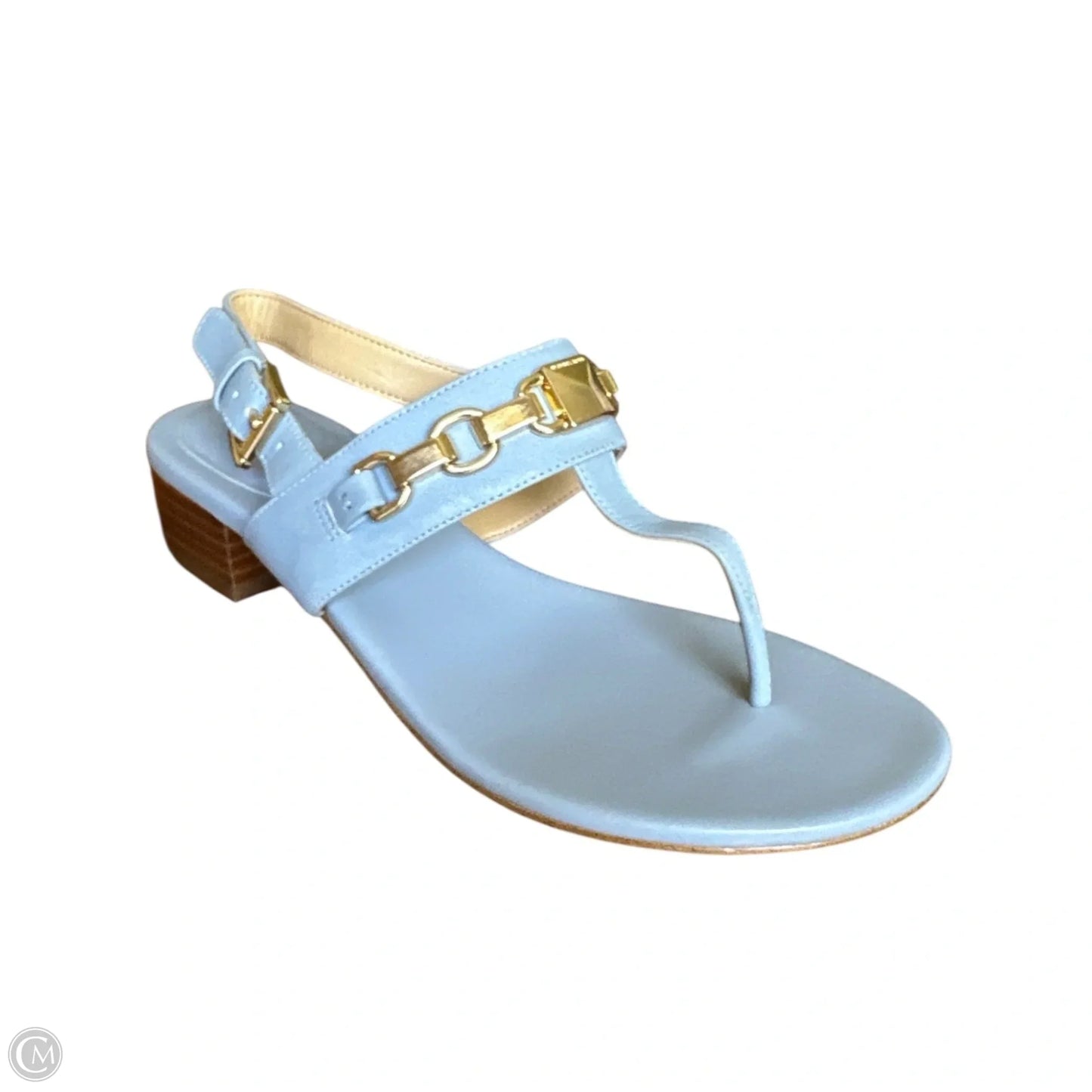 Sandals Heels Block By Michael By Michael Kors In Blue, Size: 6