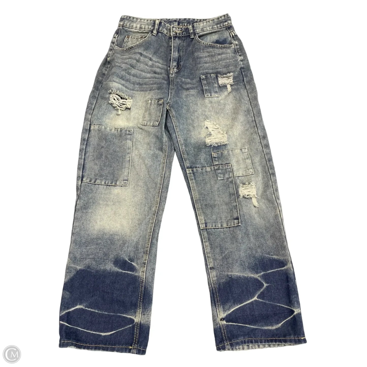 Jeans Boyfriend By Clothes Mentor In Blue Denim, Size: L