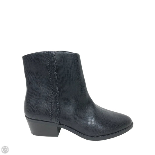Boots Ankle Heels By Lucky Brand In Black, Size: 10
