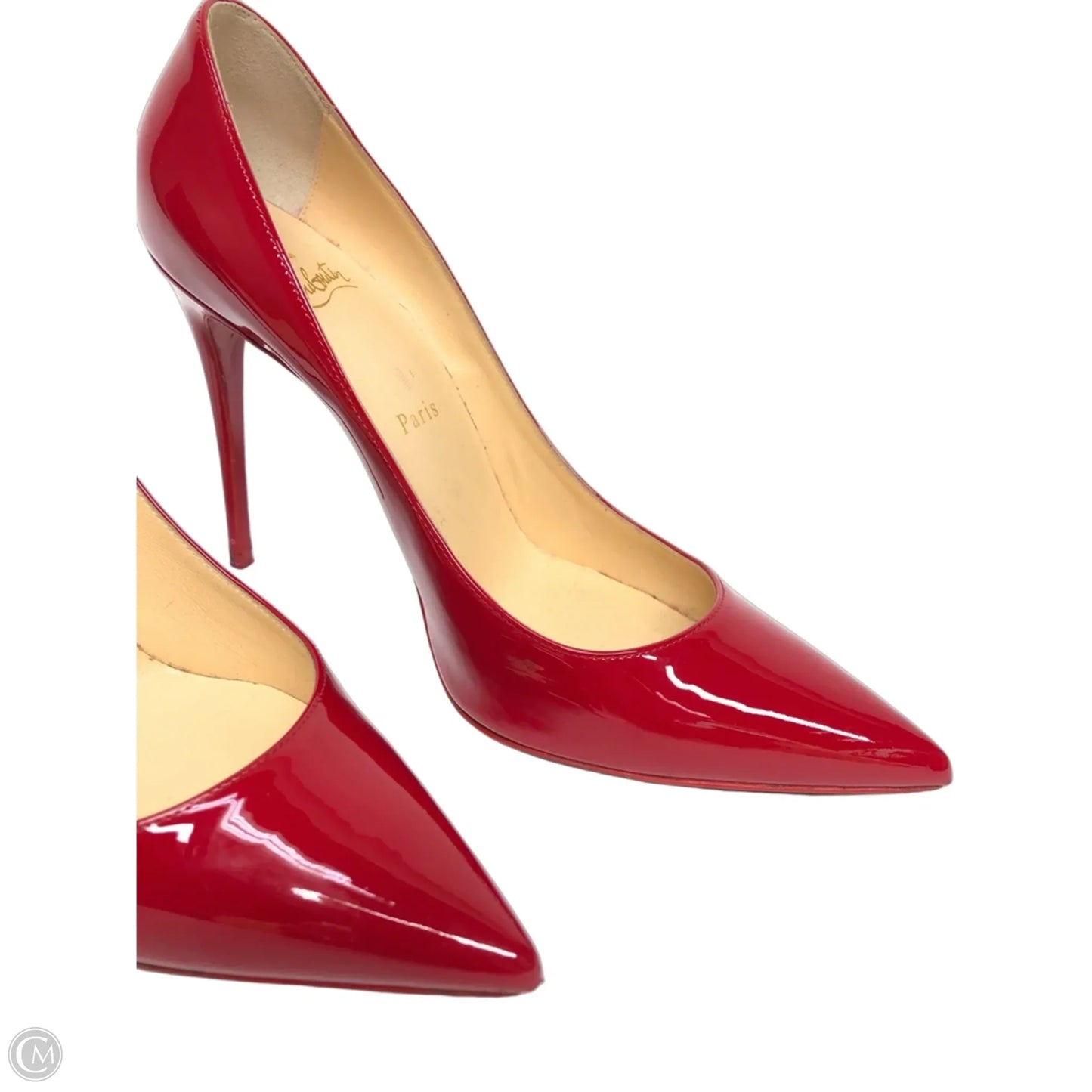 Shoes Luxury Designer By Christian Louboutin In Red, Size: 8