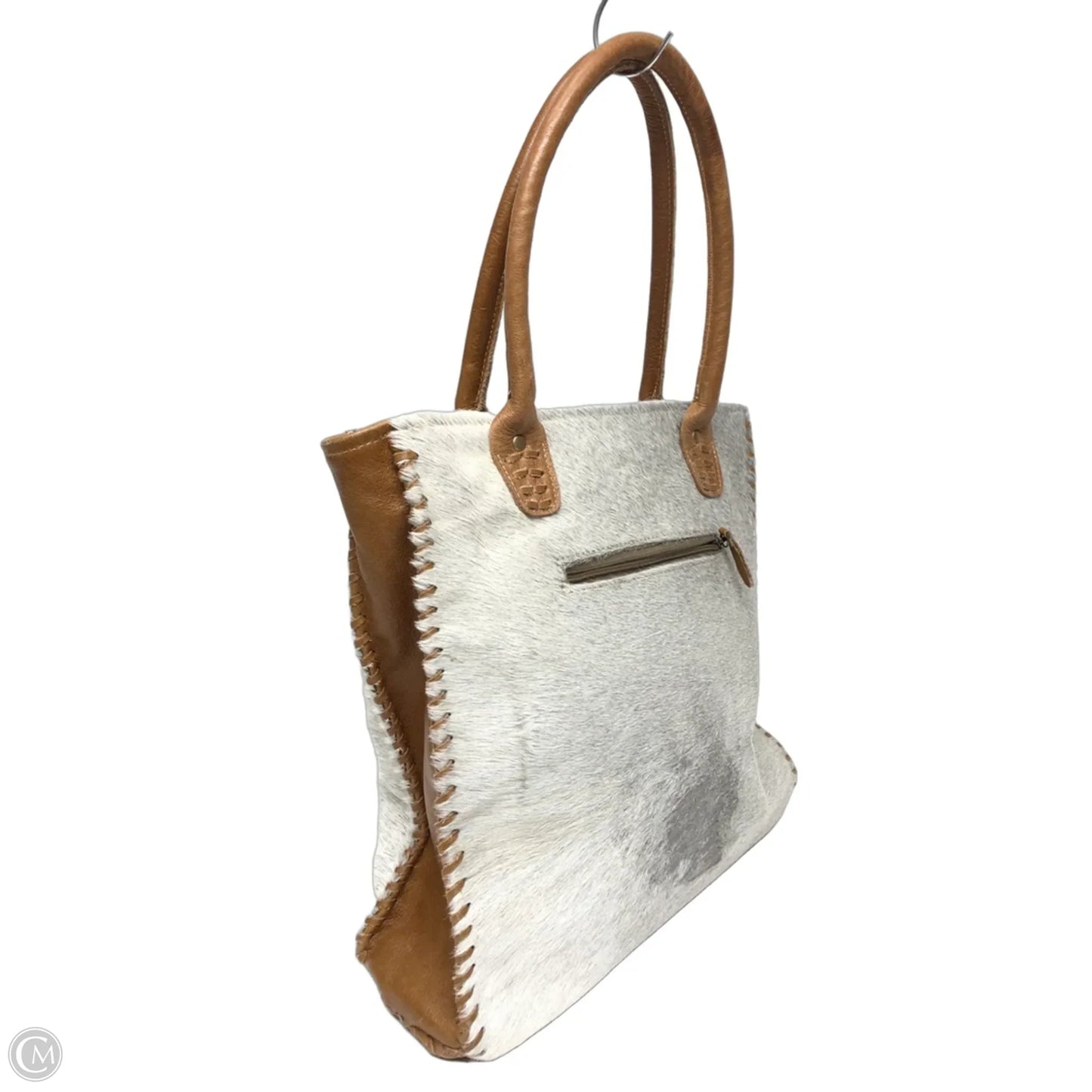 Tote Leather By Myra, Size: Large