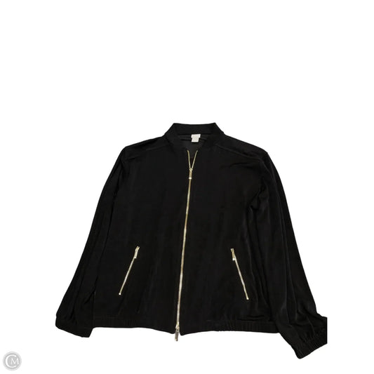 Jacket Other By Chicos In Black, Size: L