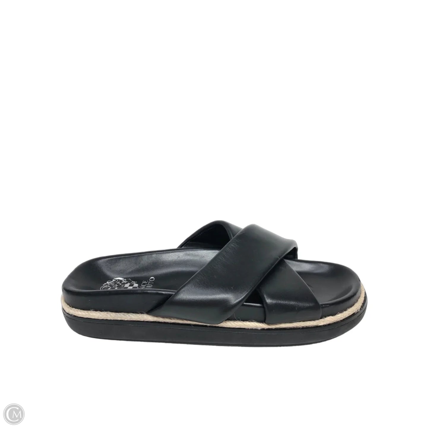Sandals Heels Wedge By Vince Camuto In Black, Size: 9