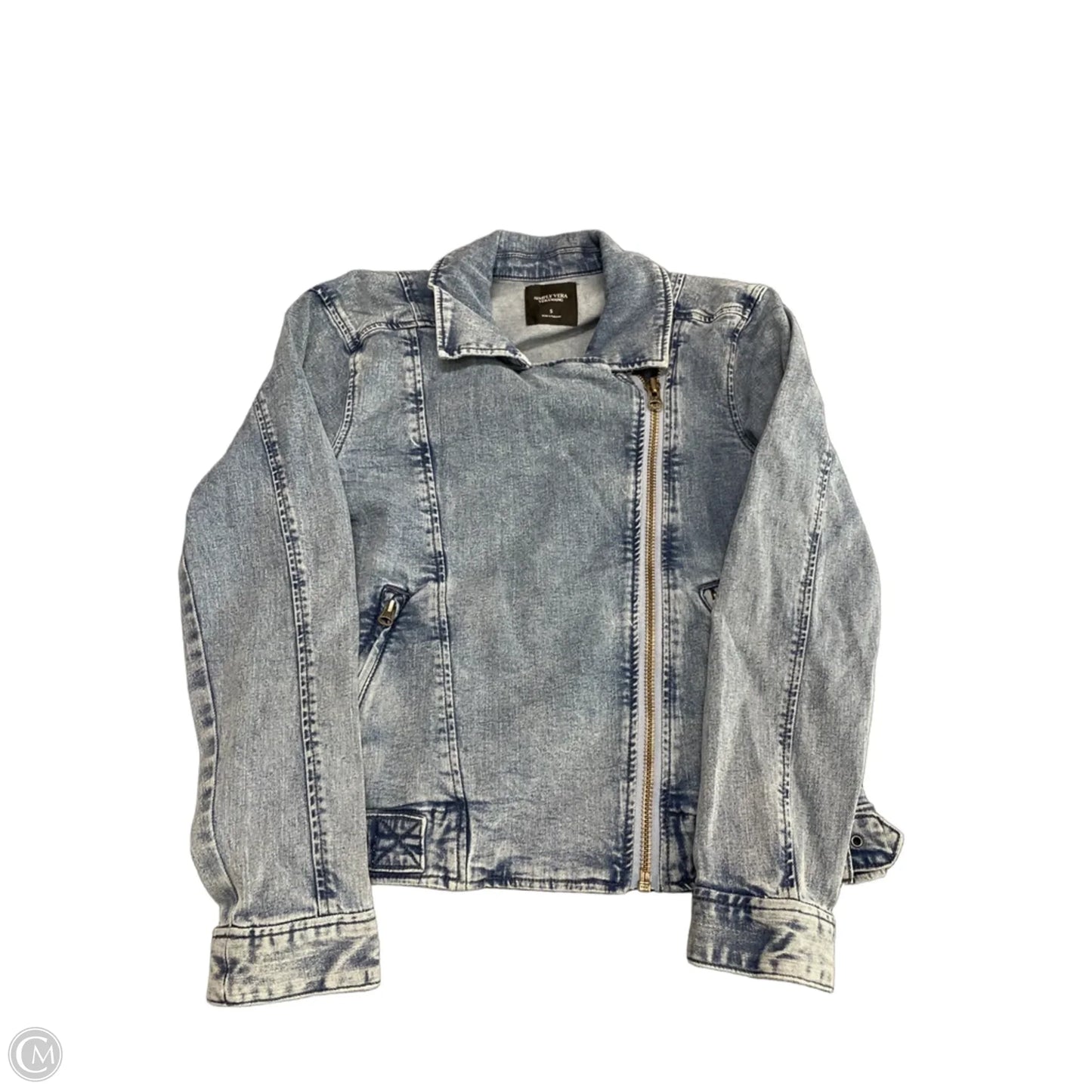 Jacket Denim By Simply Vera In Blue Denim, Size: S