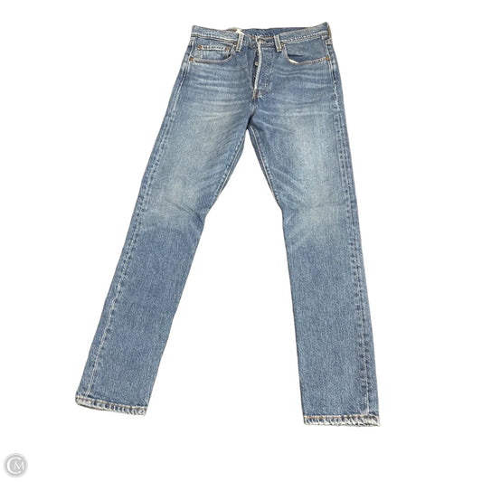 Jeans Skinny By Levis In Blue Denim, Size: 10
