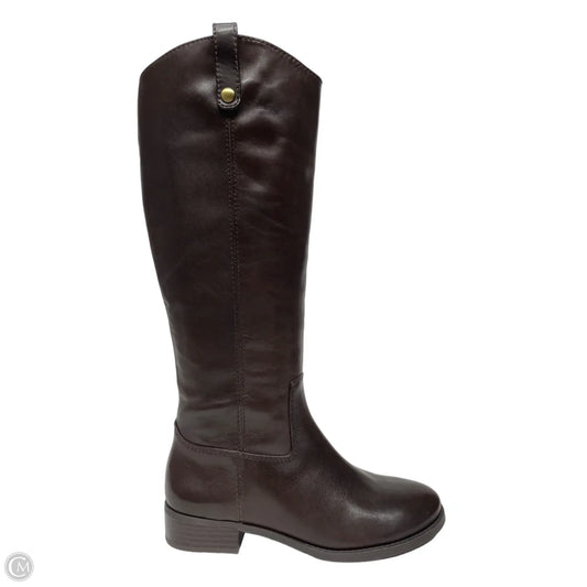 Boots Knee Flats By Inc In Brown, Size: 9