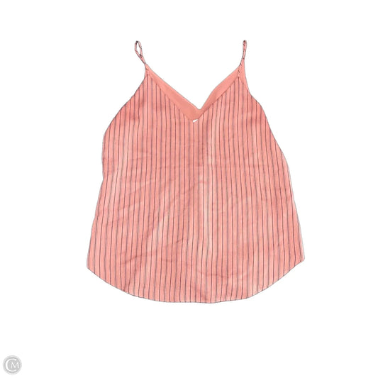Top Sleeveless By Express In Striped Pattern, Size: M