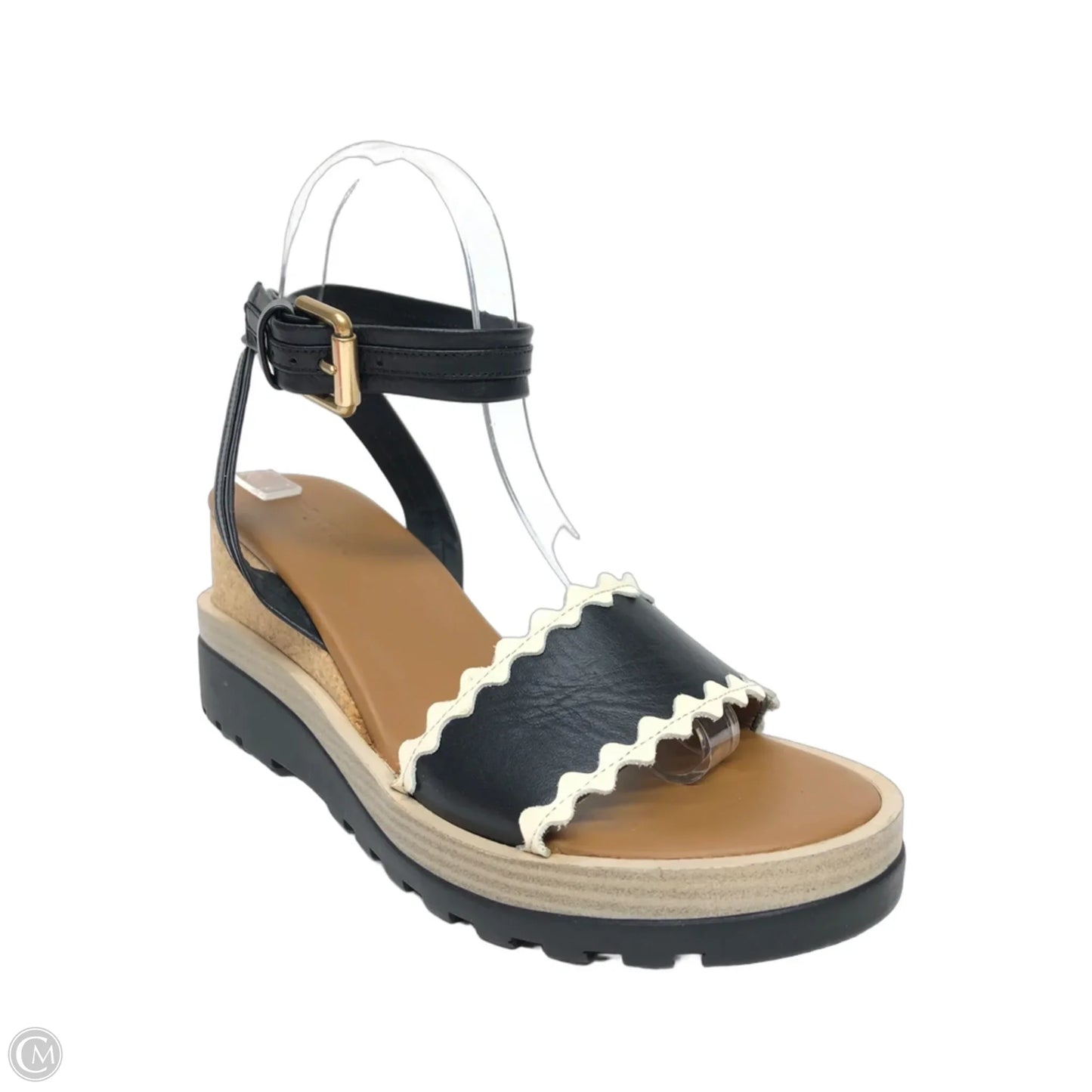 Sandals Designer By See By Chloe In Black, Size: 8