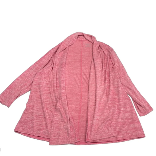 Cardigan By Izod In Pink, Size: Xxl