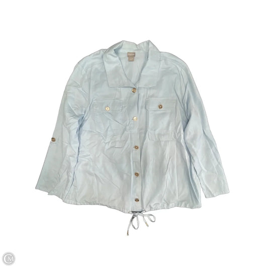 Jacket Other By Chicos In Blue, Size: Xxl