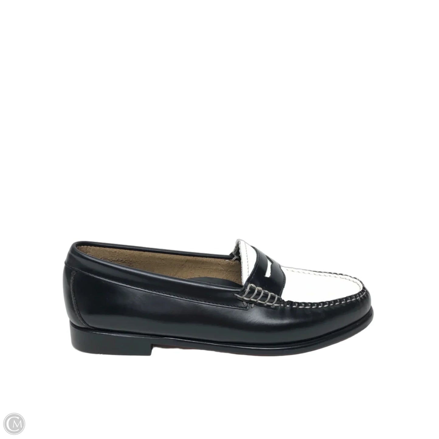 Shoes Flats By Gh Bass And Co In Black & White, Size: 9.5