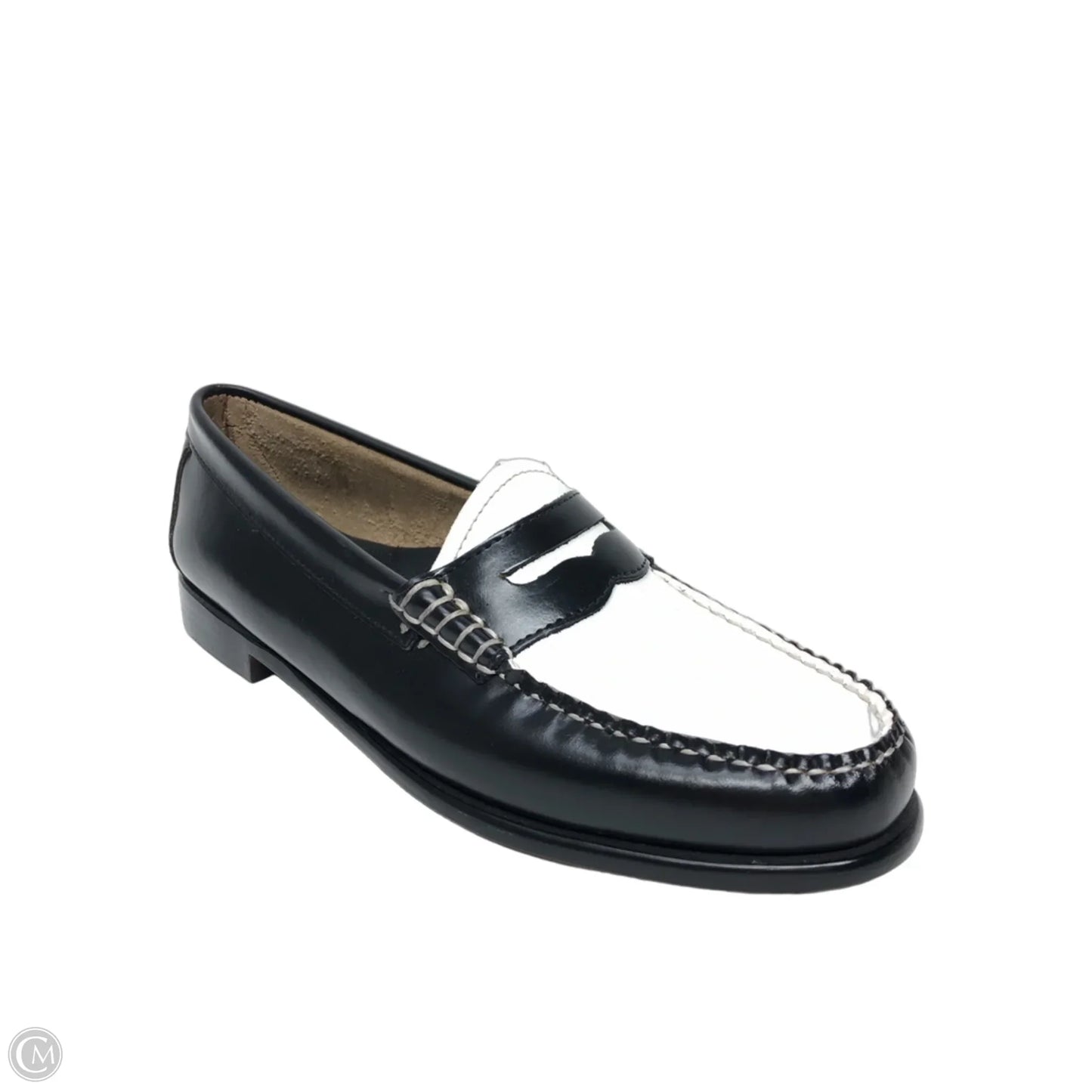 Shoes Flats By Gh Bass And Co In Black & White, Size: 9.5