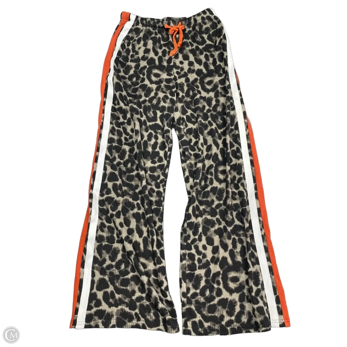 Pants Set 2pc By Shein In Black & Orange, Size: 4