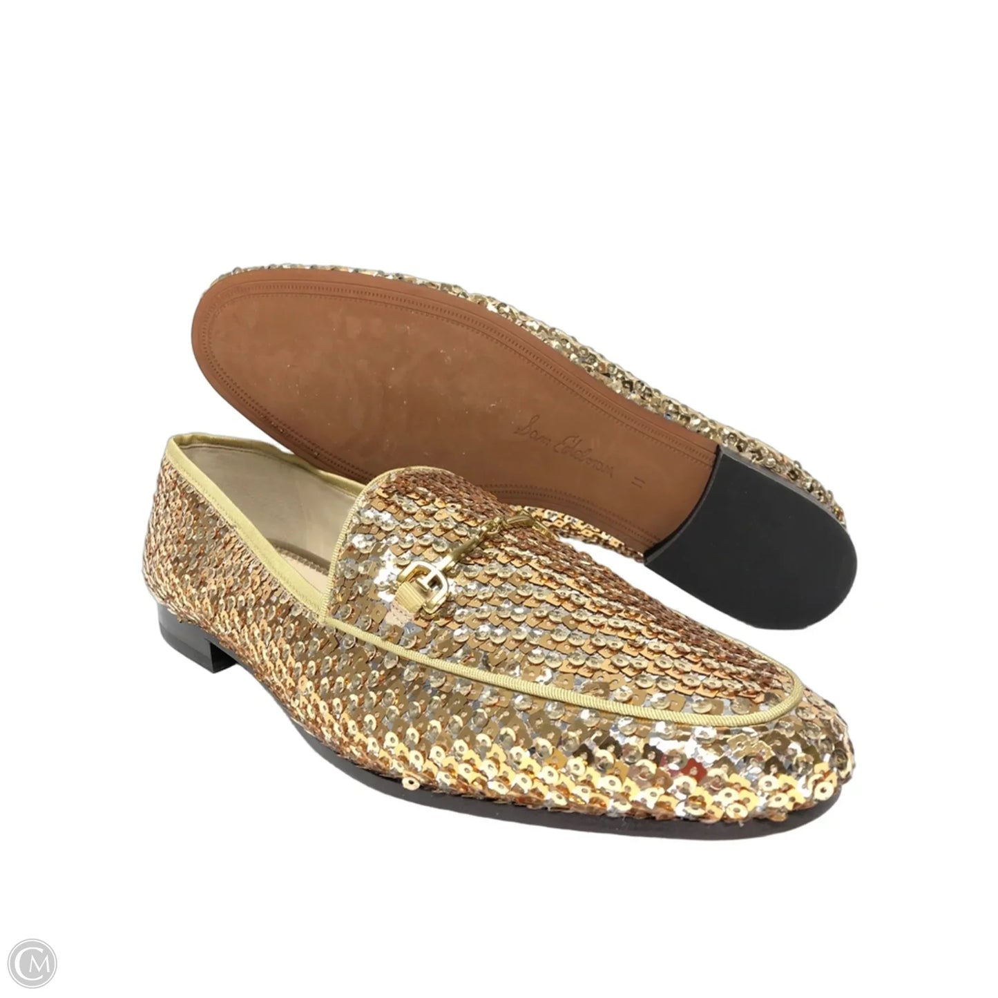 Shoes Flats By Sam Edelman In Gold, Size: 11