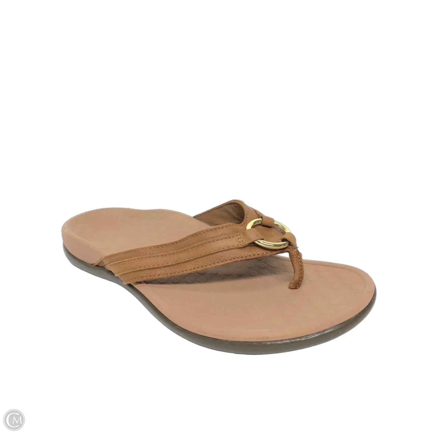 Sandals Flats By Vionic In Brown, Size: 8