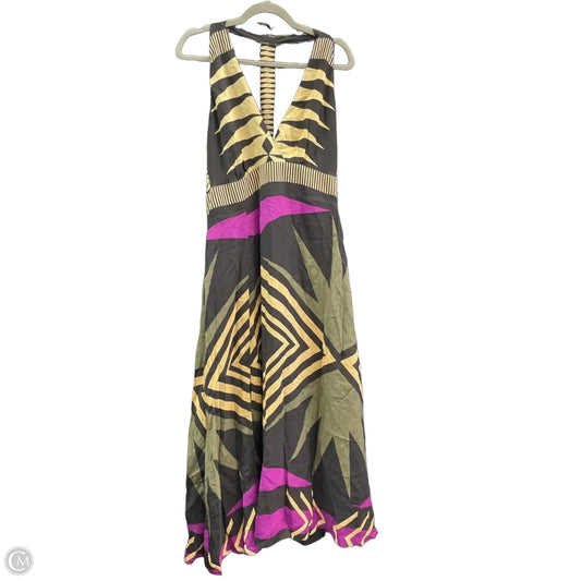 Dress Casual Midi By Vince Camuto In Multi-colored, Size: Xl