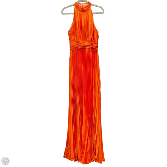 Dress Party Long By Mac Duggal In Orange, Size: 6