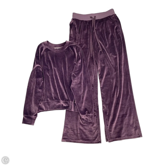 Lounge Set Pants By Victorias Secret In Purple, Size: M