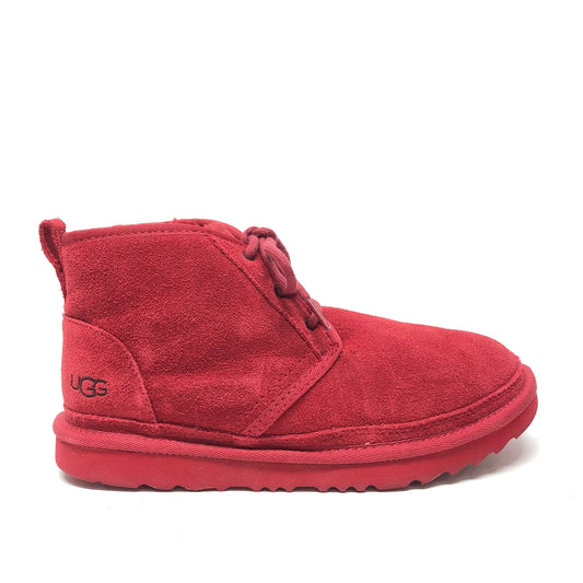 Boots Designer By Ugg In Red, Size: 6