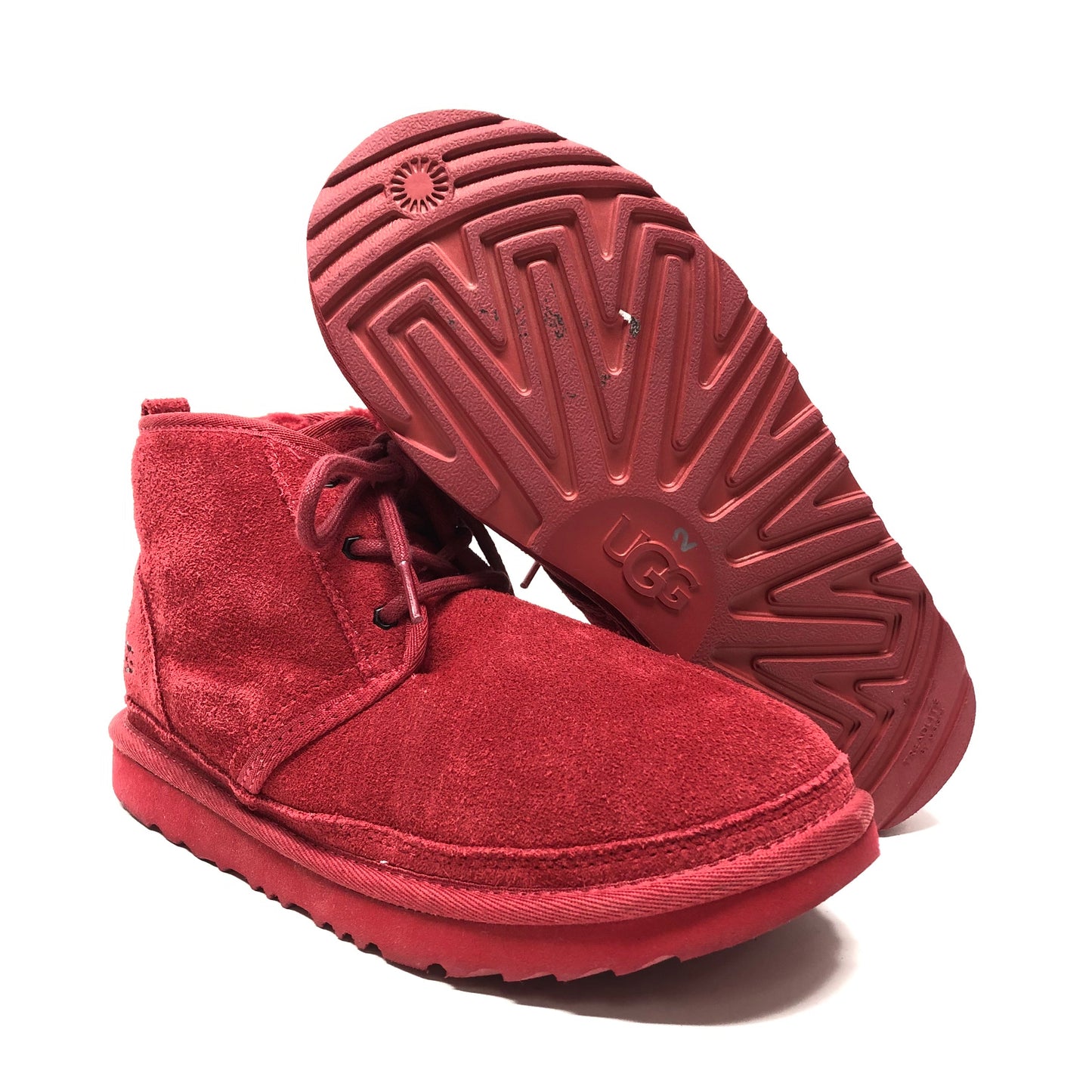 Boots Designer By Ugg In Red, Size: 6