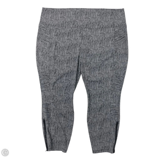 Athletic Pants By Athleta In Black & White, Size: 3x