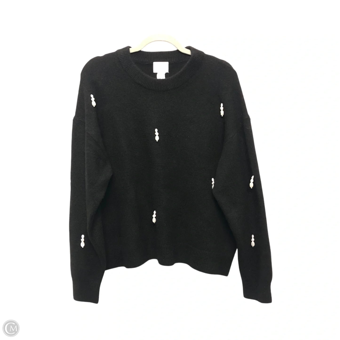 Sweater By H&m In Black, Size: L