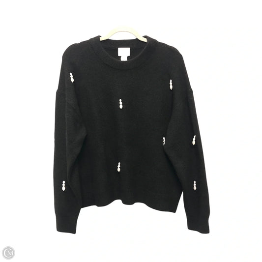 Sweater By H&m In Black, Size: L
