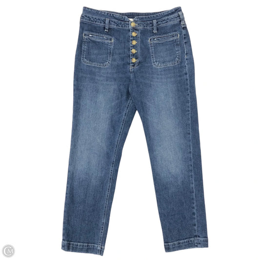 Jeans Straight By Pilcro In Blue Denim, Size: 10