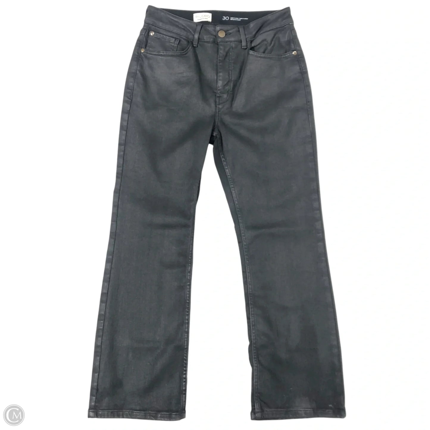 Jeans Cropped By Pilcro In Black Denim, Size: 10