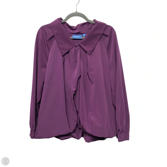 Jacket Other By Simply Vera In Purple, Size: Xl