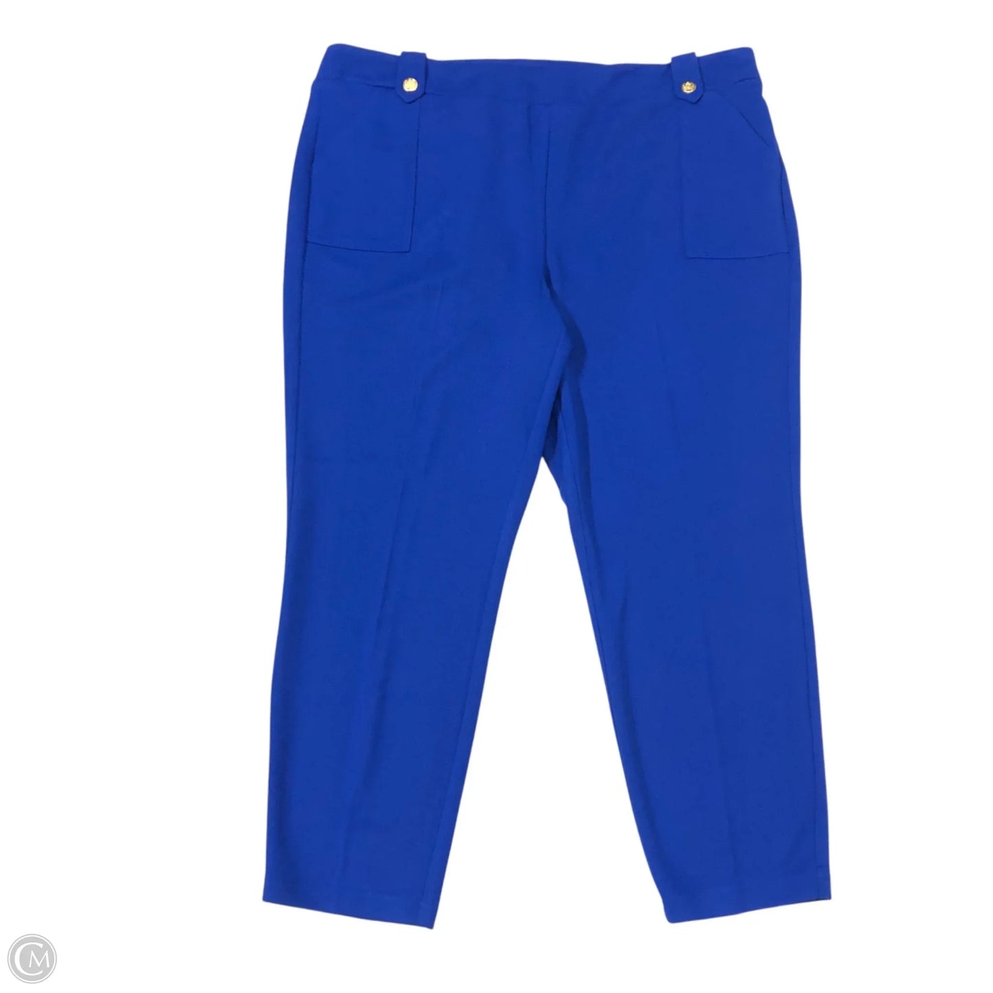 Pants Dress By Clothes Mentor In Blue, Size: 3x