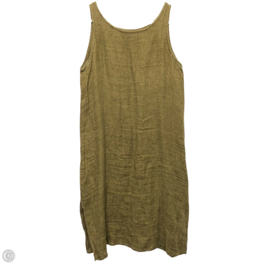 Dress Casual Midi By Eileen Fisher In Green, Size: Lp