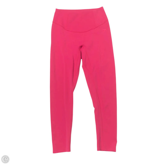 Athletic Leggings Capris By Gym Shark In Pink, Size: S