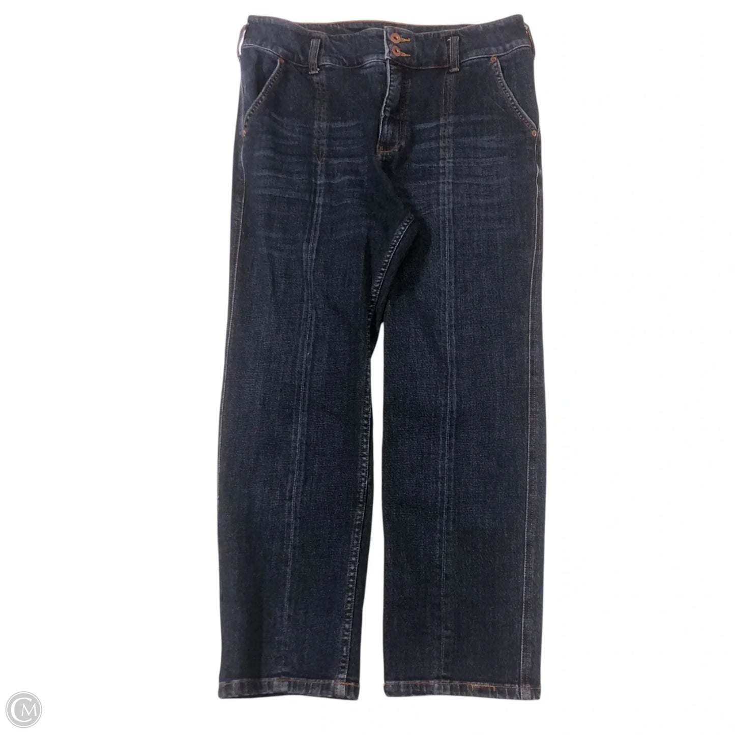 Jeans Straight By Pilcro In Blue Denim, Size: 10