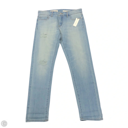 Jeans Cropped By Pilcro In Blue Denim, Size: 4