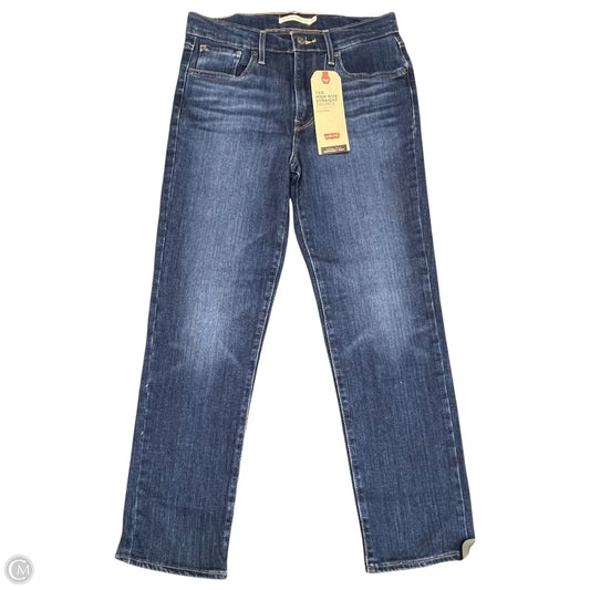 Jeans Straight By Levis In Blue Denim, Size: 6