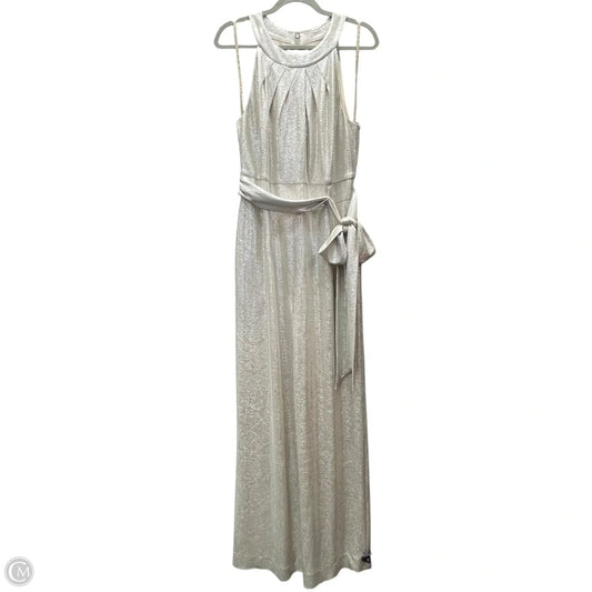 Jumpsuit By Tahari By Arthur Levine In Gold, Size: M