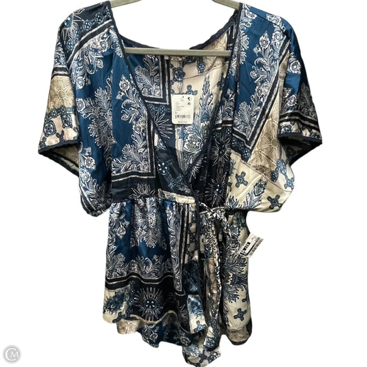 Romper By Free People In Blue, Size: Xs