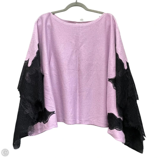Shawl By Chicos In Purple, Size: Xl