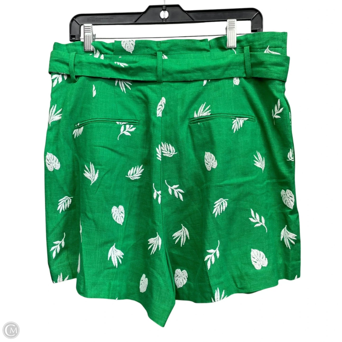 Shorts By Ann Taylor In Green, Size: 14