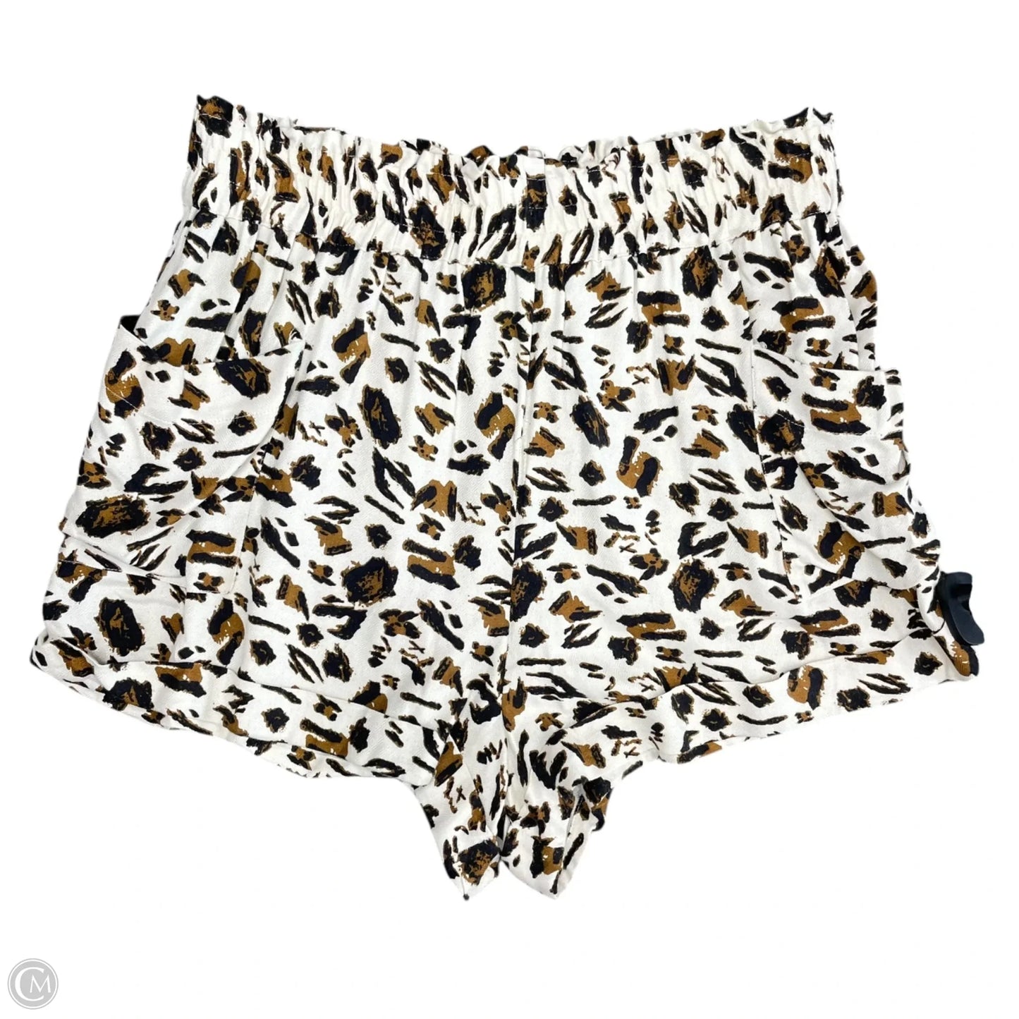 Shorts By Show Me Your Mumu In Brown & Cream, Size: Xl