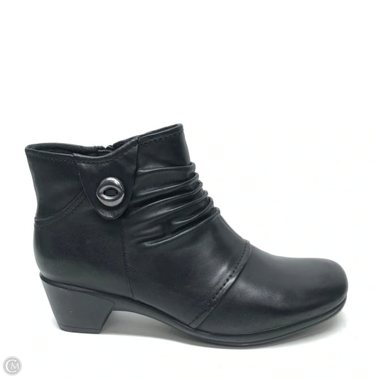 Boots Ankle Heels By Earth Origins In Black, Size: 10